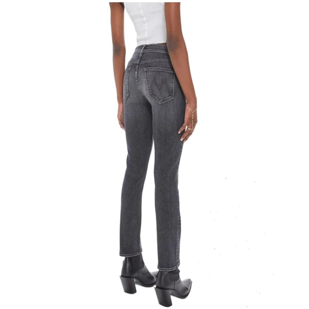 MOTHER Women's Straight Leg Jeans - Washed Black